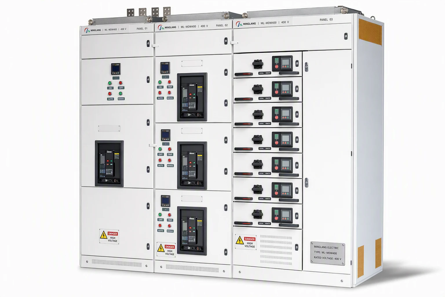 Minglang ML-MPS400 400 V standardized low-voltage switchboard.